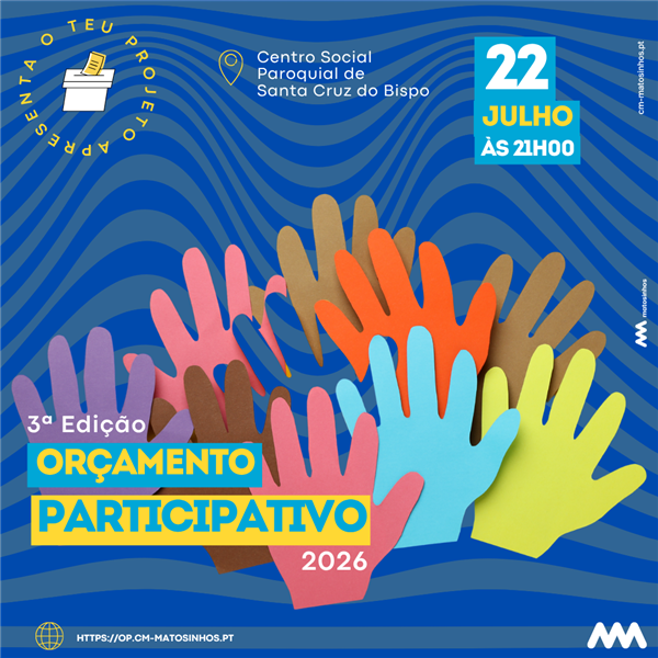 Centro Social e Paroquial de Santa Cruz do Bispo às 21h00 - Conselho de Cidadãos/ãs