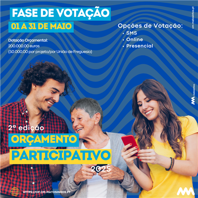 Votação Pública - 1 a 31 de maio de 2025