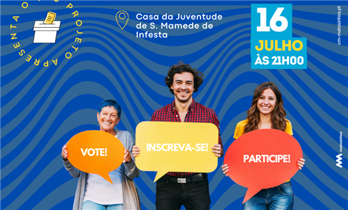 Casa da Juventude de S. Mamede de Infesta às 21h00 - Conselho de Cidadãos/ãs
