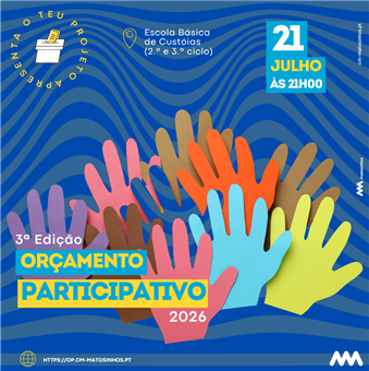 Escola Básica de Custóias (2.º e 3.º ciclo) às 21h00 - Conselho de Cidadãos/ãs