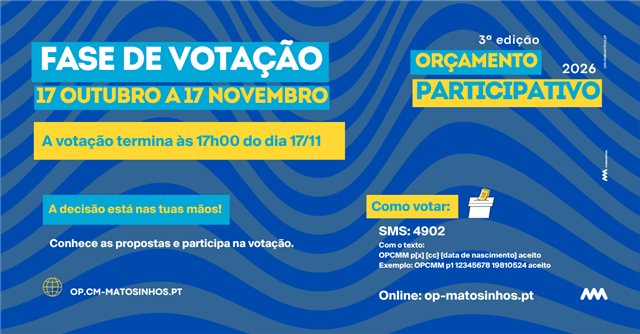 Votação Pública - 17 de outubro a 17 de novembro de 2026