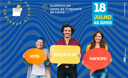 Auditório da Junta de Freguesia de Guifões às 21h00 - Conselho de Cidadãos/ãs