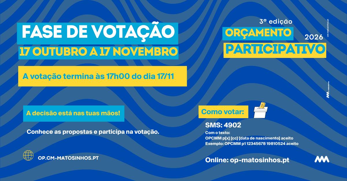 Votação Pública - 17 de outubro a 17 de novembro de 2026